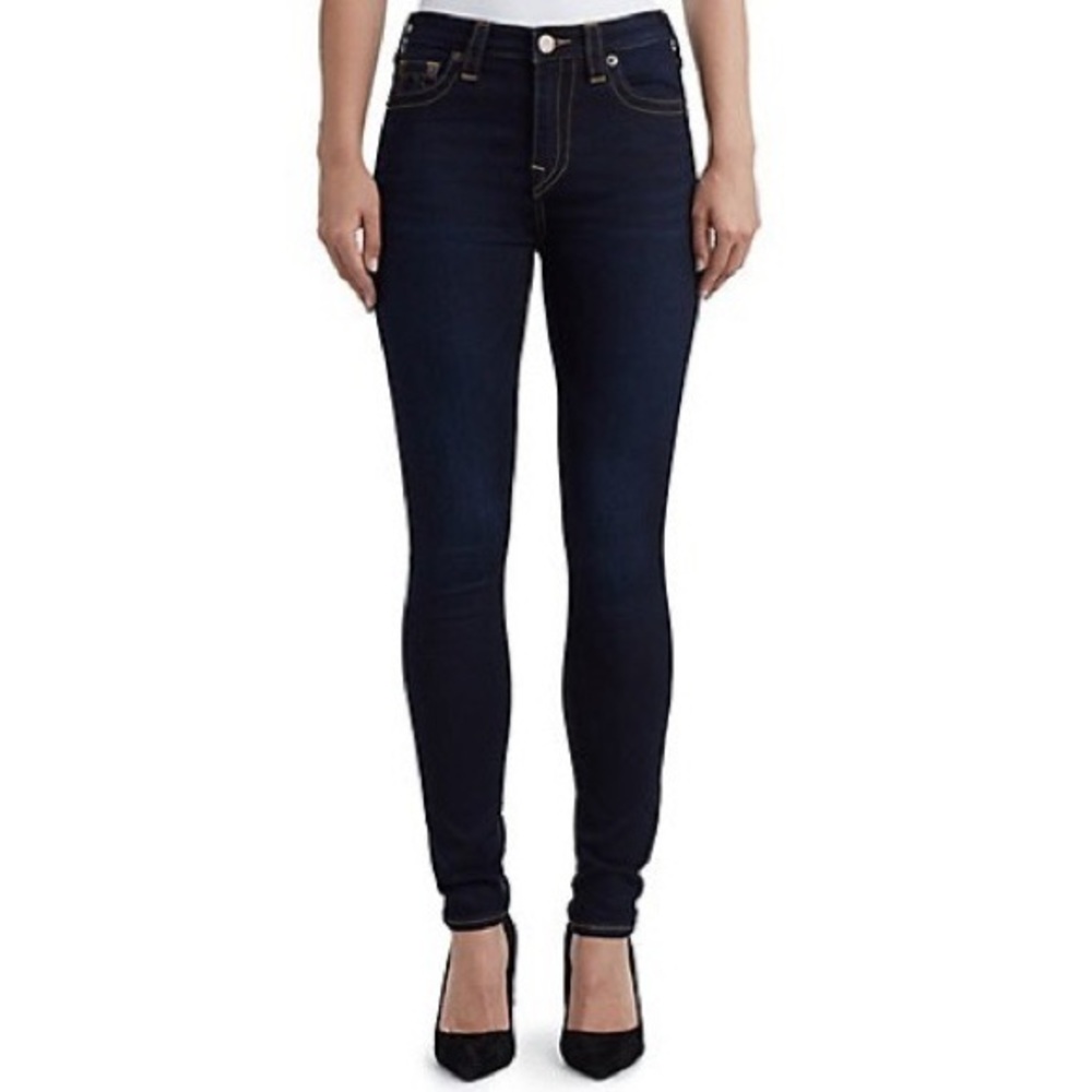 Like New True Religion Halle Super Skinny Jean